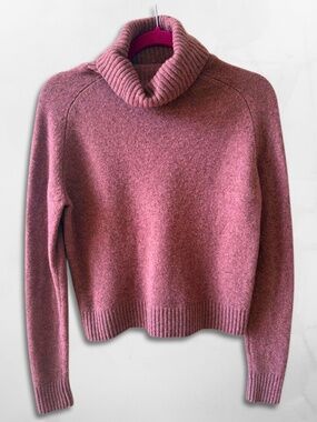 Frank & Oak Yak Wool Sweater in Mauve, Size S/M